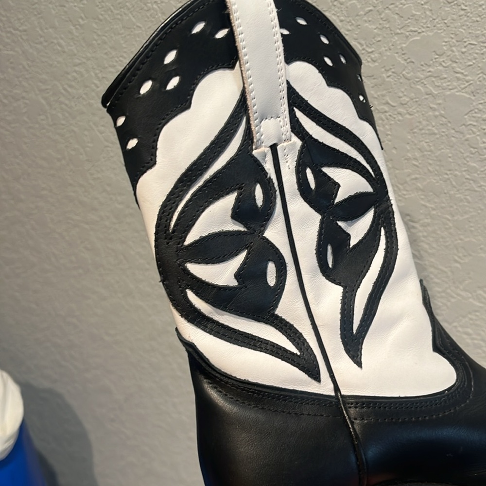 STEVE MADDEN Laredo Western Cowboy Boots Festival Coachella Burning Man Outfit - Picture 12 of 12